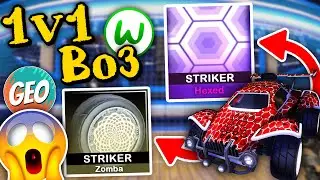 1V1 FOR WHITE STRIKER HEXED AND ZOMBAS (Rocket League)