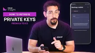 How to import crypto accounts from K4 to K5 Wallet using Private Key | Klever Tutorial