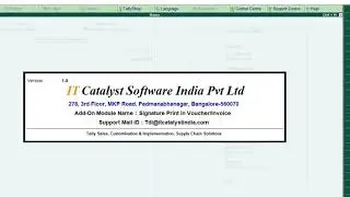 Signature print invoice