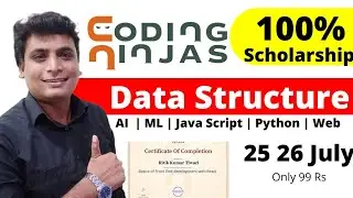 Dsa Algorithm Free Training Course Coding Ninja | Training Certification 100% Scholarship Internship