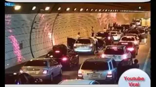 When an accident happens in a tunnel in China!