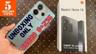 New Redmi Note 14 Unboxing | 8+256 | Details | 120Hz Amoled Display | Power Full Software