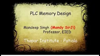 PLC Memory Design