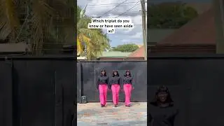 Roses Triplets vibing to Ogechi by Brown Joel #triplets #youtubeshorts #fyp #youtubeshorts #explore
