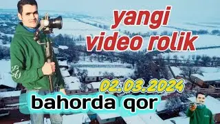 02.03.2024 bahorda qor 👍🤔🛫🛬