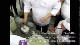 Focaccia  con ragazzi dell'Istituto S. Agostino