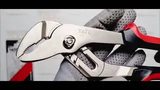 Клещи YATO переставные никелированные 250 мм, CrV, YT-2069