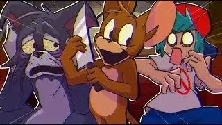A CREEPYPASTA ASSUSTADORA DO TOM E JERRY! 😨 | Friday Night Funkin' The Basement Show