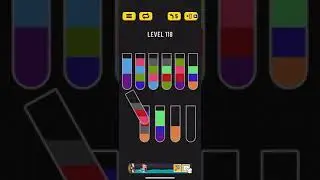 Прохождение Water Sort Puzzle level 118 👍🏻👍🏻👍🏻