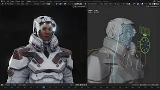 Sci-Fi Space Suit Rig Showcase