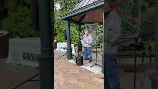 Nick Zaharakos at the Katonah Open Mic Gazebo Gala, July 3, 2021