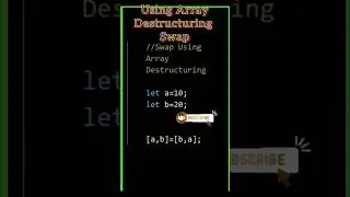 🔥JavaScript Ninja: Variable Swap Trick in JS! JS Interview Question 