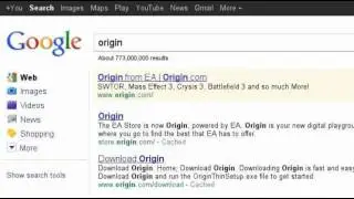 origin screen