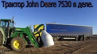 Unloaded two trucks of fertilizer, an error popped up in the gearbox of the John Deere 7530. Farm...