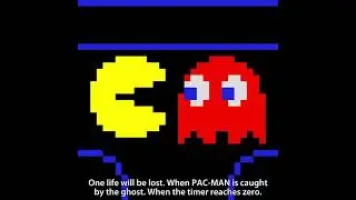 Pac-Man caught by the ghost!
