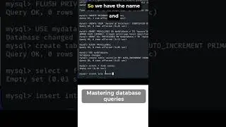 INSERT statement | How to install MySQL db on Ubuntu 