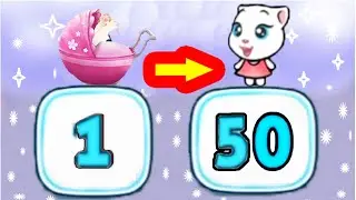 My Talking Angela 1-50 Walkthrough Android/iOS Gameplay Memes
