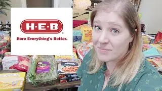 Huge HEB Grocery Haul with Prices