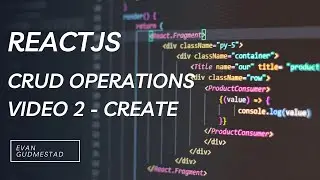 React Tutorial with Hooks - CRUD Operations - Create and Insert new Entity