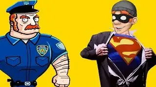 VORISHKA BOB FAILED GRAY Funny video for children from the channel super Girl