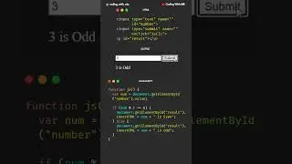 How to get Odd and Even numbers with javascript? 