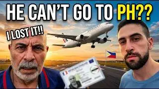 Why CAN'T Angry Baba Go Back To Philippines? 💔 (LOST CARD) 😭
