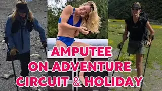 Amputee woman adaptive crutches user | cruising on adventure with willpower 