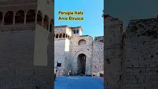 📍Perugia, Umbria Italy 🇮🇹 Arco Etrusco 🇮🇹 