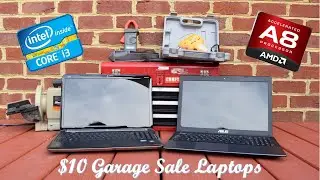 Garage Sale Finds: Two $10 Laptops With Impressive Hardware - Intel i3 2330M and AMD A8-4500M