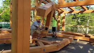 Moultonborough Lake Home Trusses Video 1 (T01406)