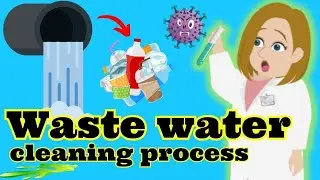 Waste water cleaning process