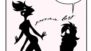 Cherri Bomb's Dirty Secret Art by Chatstories (A Hazbin Hotel Comic Dub)