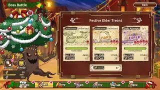 KONOSUBA: FANTASTIC DAYS - Festive Elder Treant Chrismas event boss EXPERT 60% run