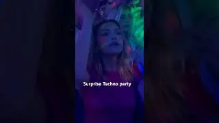 Surprise techno party in France #techno #technomusic #party #dj #trendingshorts