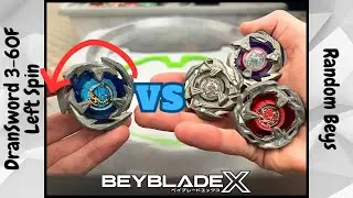Left Spin DranSword vs Random Beys | Beyblade X