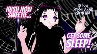 10 Hour Spider / Drider / Arachne Girlfriend Sleep Aid ASMR! 🕷️ [heartbeat] [breaths] [web sounds]🕸️