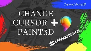 How to change cursor PAINT3d tutorial