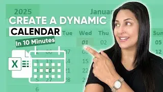 Create a 2025 Excel Calendar 📅 in Just 10 Minutes!