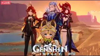 🔴Genshin Impact: character building and inazuma archon quest live