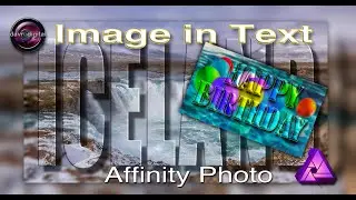 Easy way to put an Image inside text using Affinity Photo