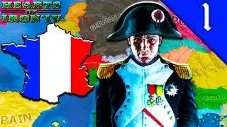NAPOLEON'S DREAM! Hearts of Iron 4: Road to 56 Mod: France Gameplay #1