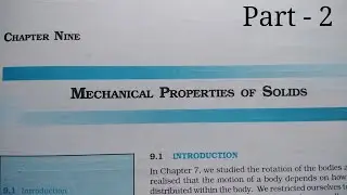 Class 11 Physics (NCERT) | Mechanical Properties of Solids 02 | Young's Modulus, Examples | JEE/NEET