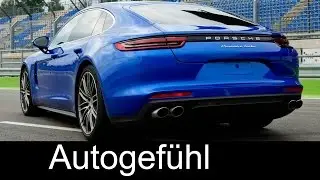 Sound growl Porsche Panamera Turbo 2017 all-new neu racetrack - Autogefühl