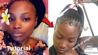 How I do my edges ft temper tantrum (must watch) quick and easy!!