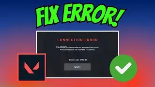 How to Fix Error Code VAN 81 in Valorant