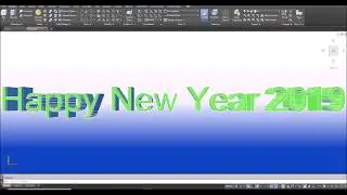 AutoCAD basic tutorial Draw 3D Text