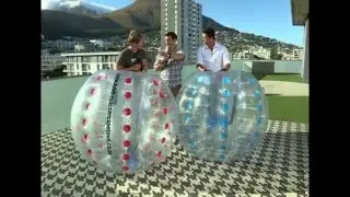Ewan Strydom tries Bubble Football