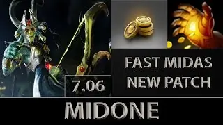 MidOne [Medusa] Mid Dusa Fast Midas New Patch ► Dota 2 [7.06]