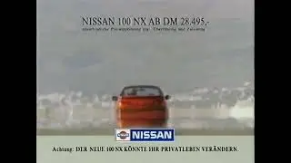 Nissan 100 NX Werbung 1991