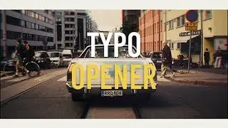 After Effects Project - Typo Opener